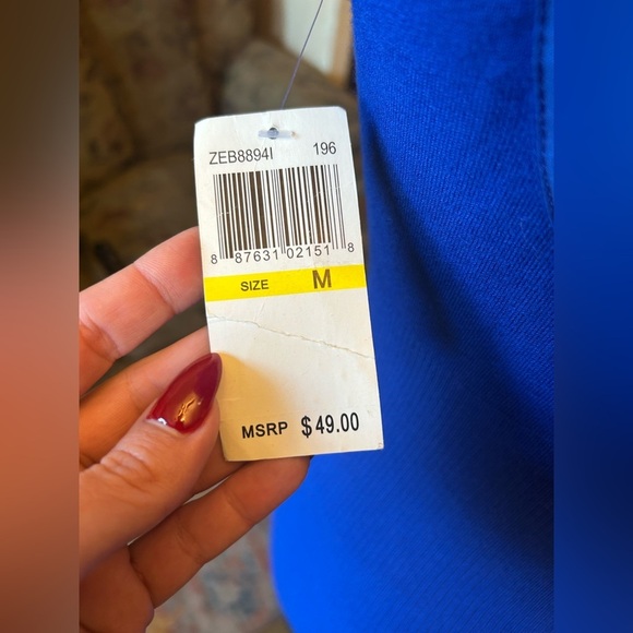 Y2K Open Back Embellished Knit Turtleneck Knit Top NWT - Picture 6 of 7